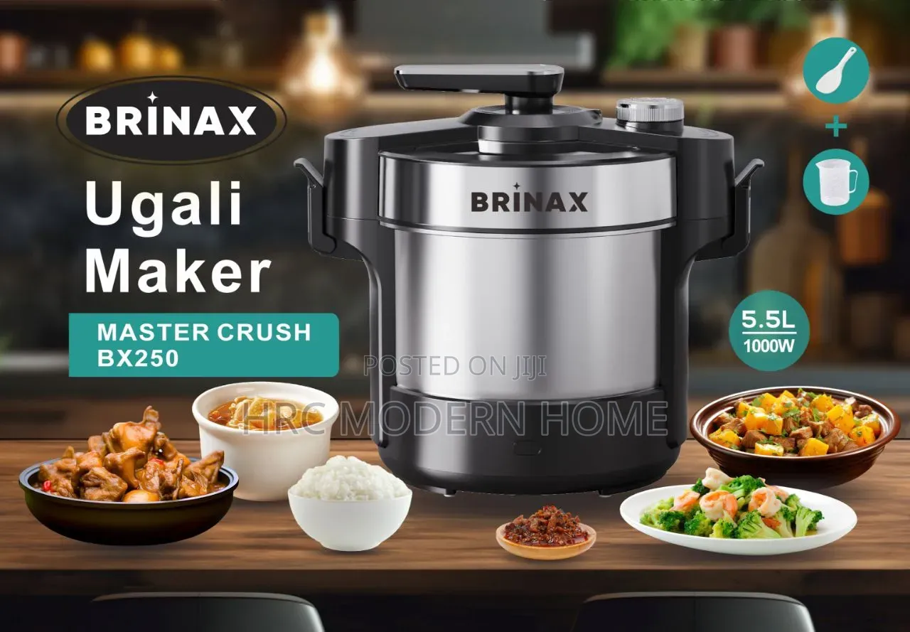 Original Brinax Ugali Maker Bx250 - 5.5l / 1000w (Brand New)