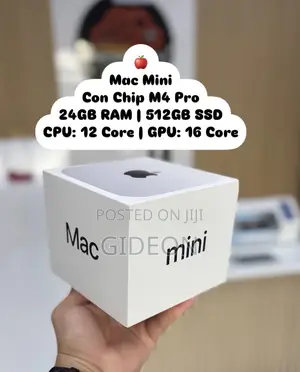 New Desktop Computer Apple Mac Mini M4 Pro 24GB Apple M4 Pro SSD 512GB