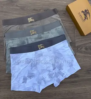 Burberry Men Boxer Crafted From Stretch Cotton for Comfort 3pieces
