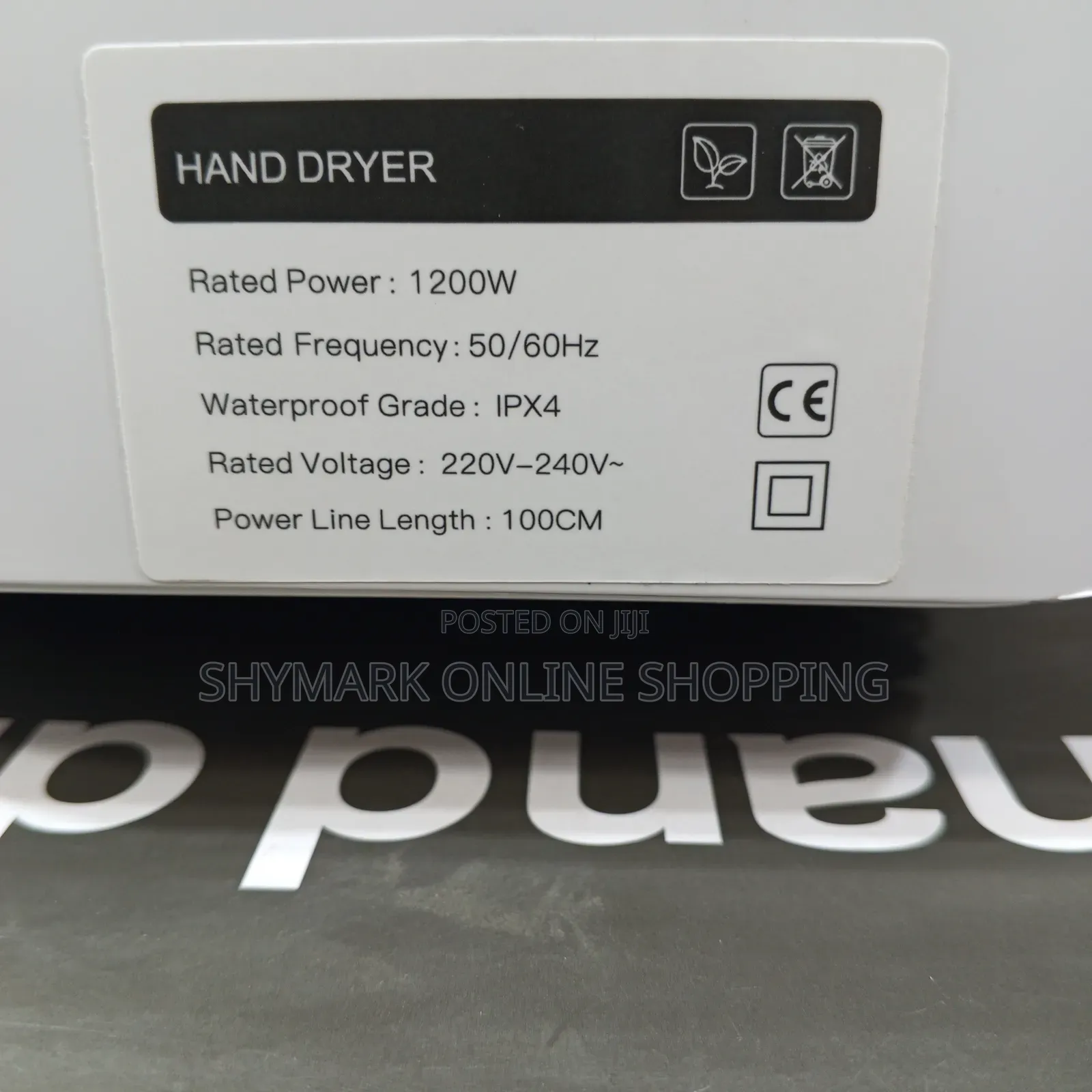 Interhasa 1200w Commercial Hand Dryer