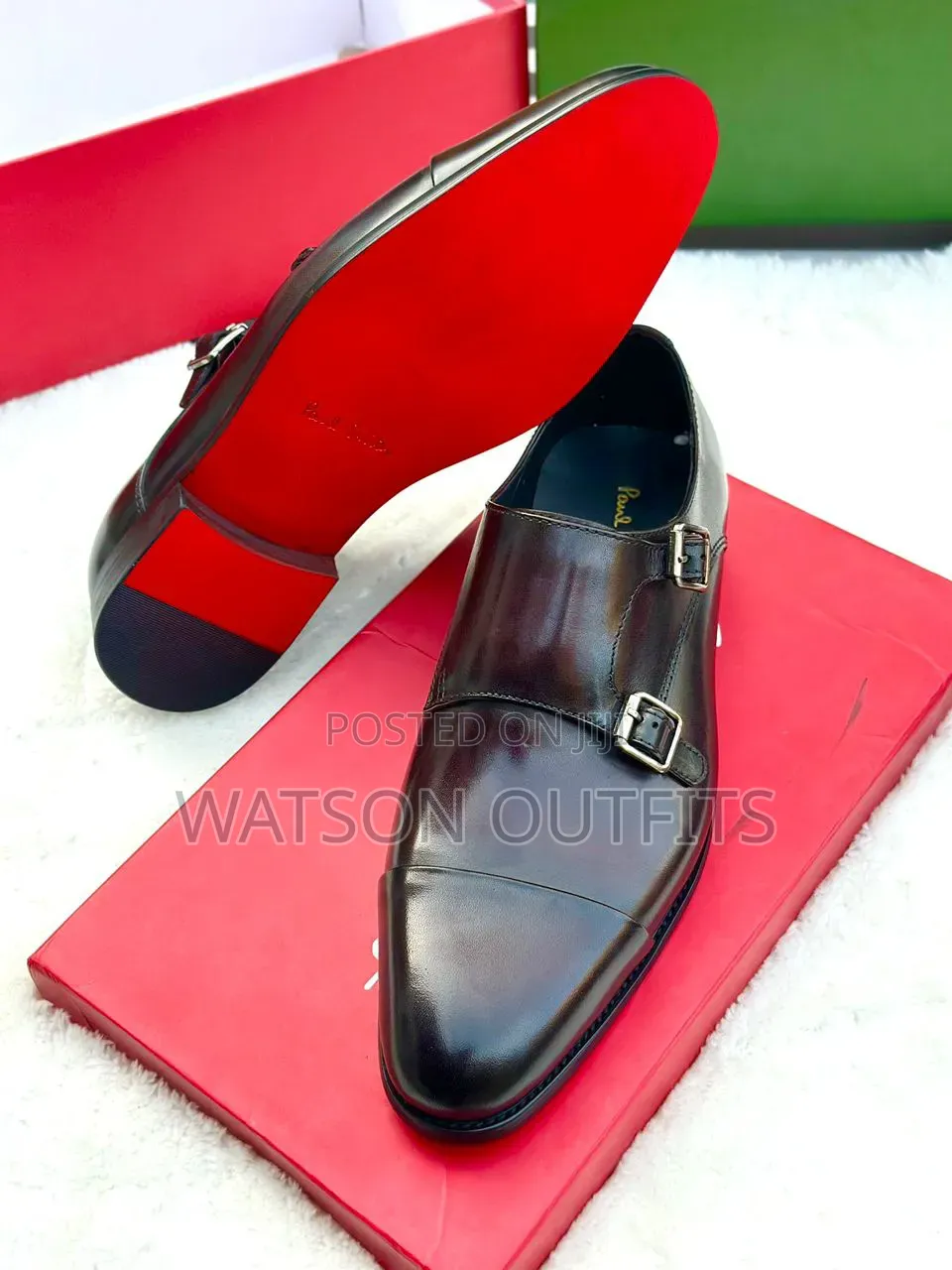 2 Colours Paul Smith Brand Men's Leather Shoes or Viatu Vya Mocca