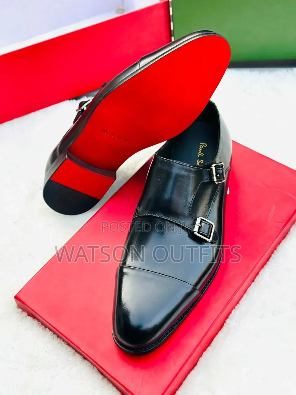 2 Colours Paul Smith Brand Men's Leather Shoes or Viatu Vya Mocca