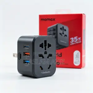 Travel Adapter By Momax 35w Gan