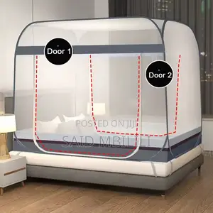1pc Double Door Easy-Setup Portable Mosquito Net With U-Shaped