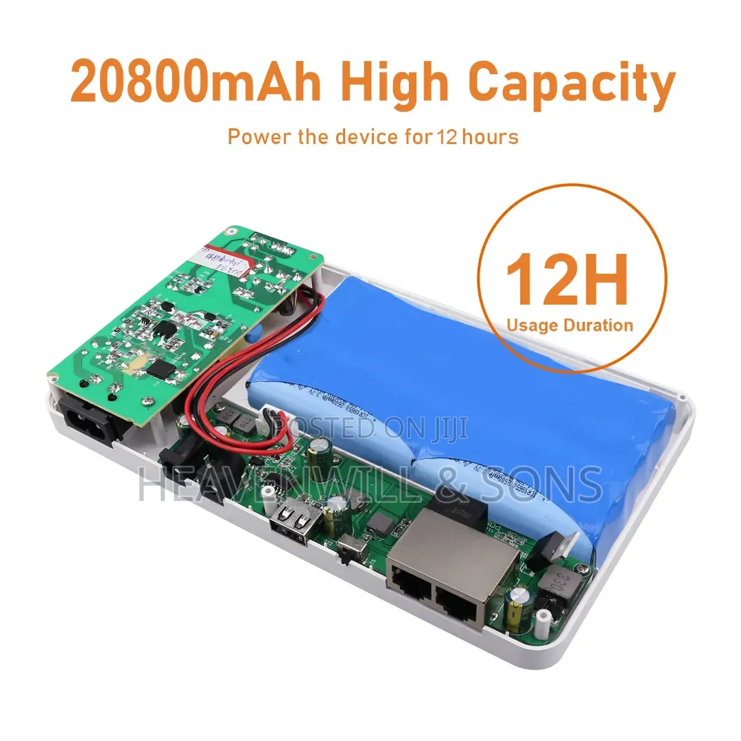 Mini Ups 20800mah Large Capacity Portable Poe Ups