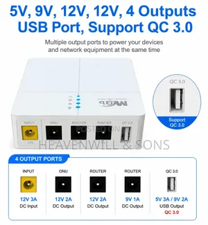 Mini Ups 13500mah Large Capacity Portable Poe Ups