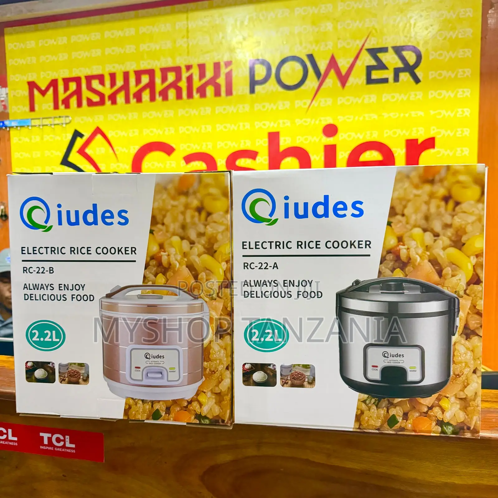 Qiudes Rice Cooker Liter 2.2