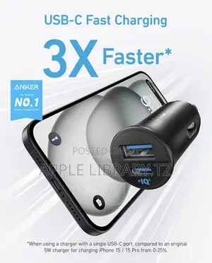Anker Car Charger Dual Port 30w