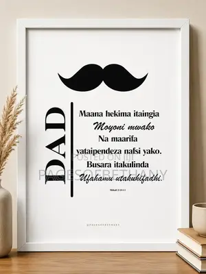 A Wise Heart Wall Frame for Dads