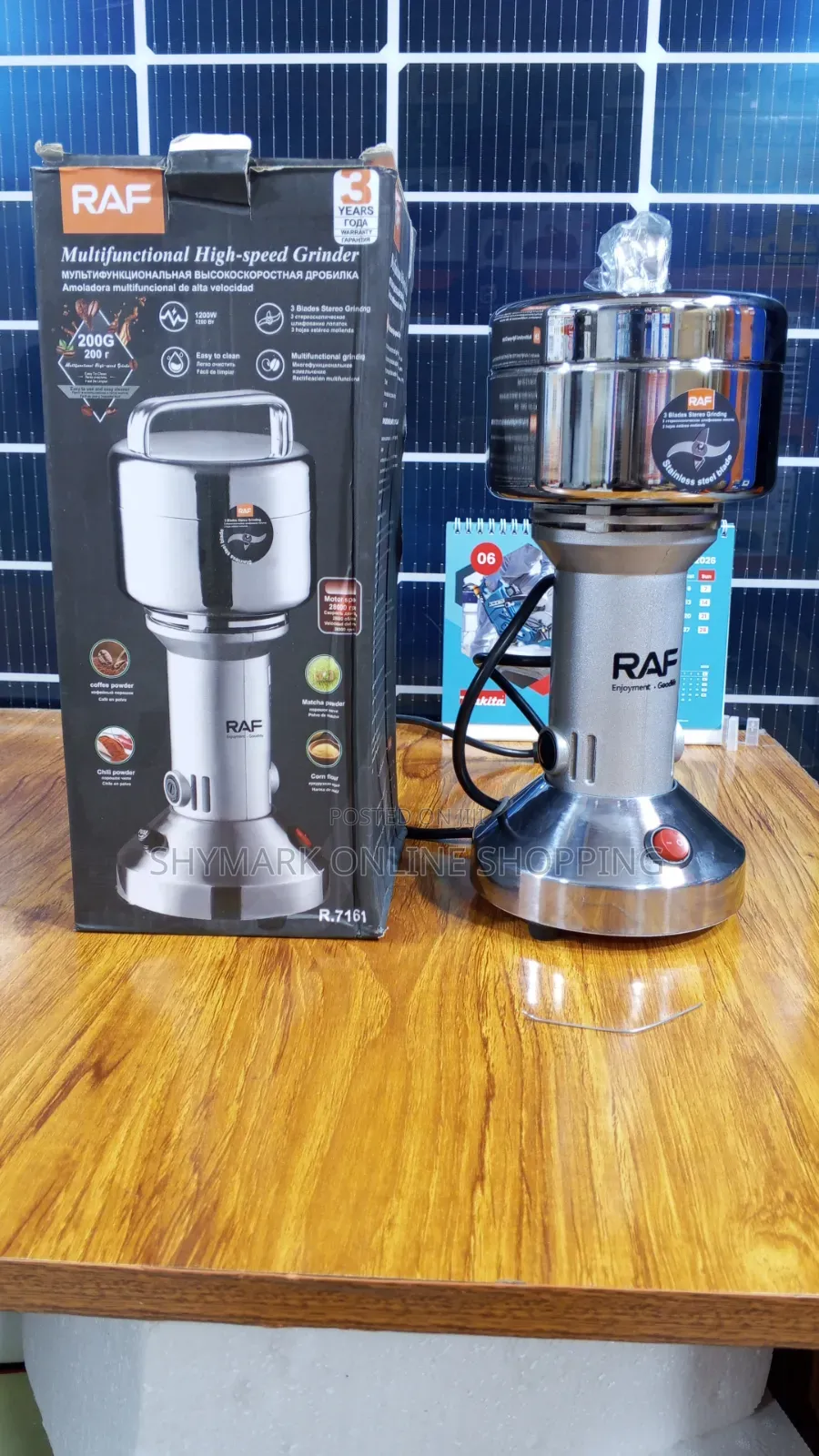 Raf Multifunctional High Speed Grinder 200g