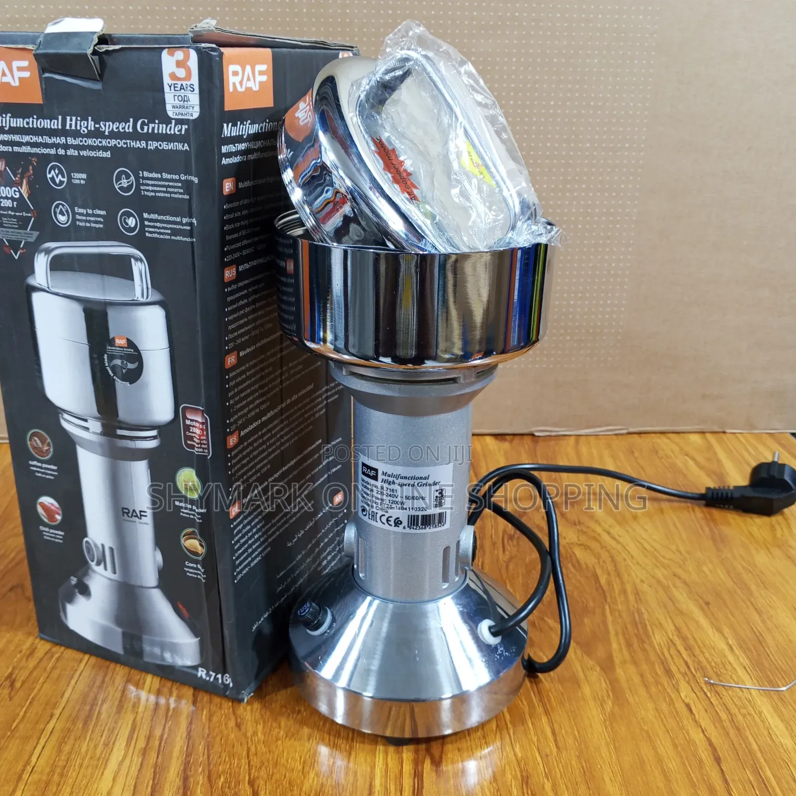 Raf Multifunctional High Speed Grinder 200g