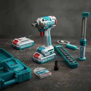 Total Impact Wrench 20v 2 in 1 Combo Set