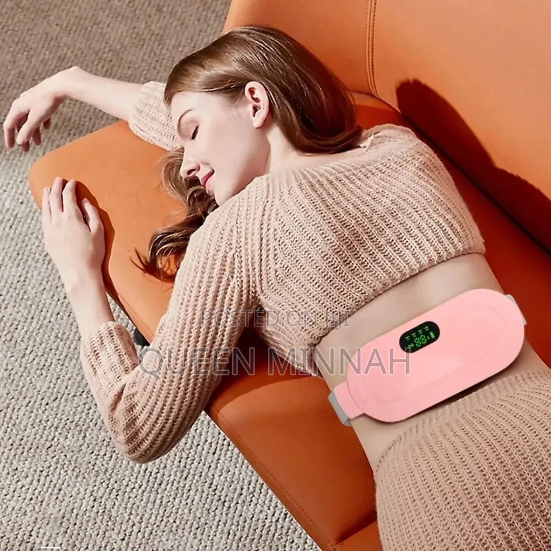 Electric Period Cramp Massager Vibrating Heat Belt