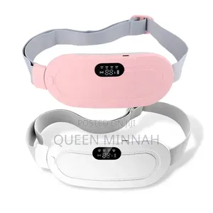 Electric Period Cramp Massager Vibrating Heat Belt