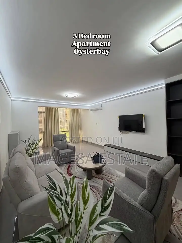 Furnished 3bdrm Apartment in Oysterbay for rent