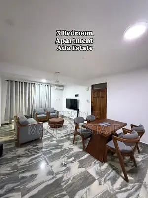 Furnished 3bdrm Apartment in Ada Estate for rent
