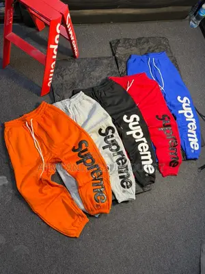 Supreme Satin Appliqué Joggerpants Available