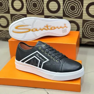Men's Shoes New Brand Santon Material Leather