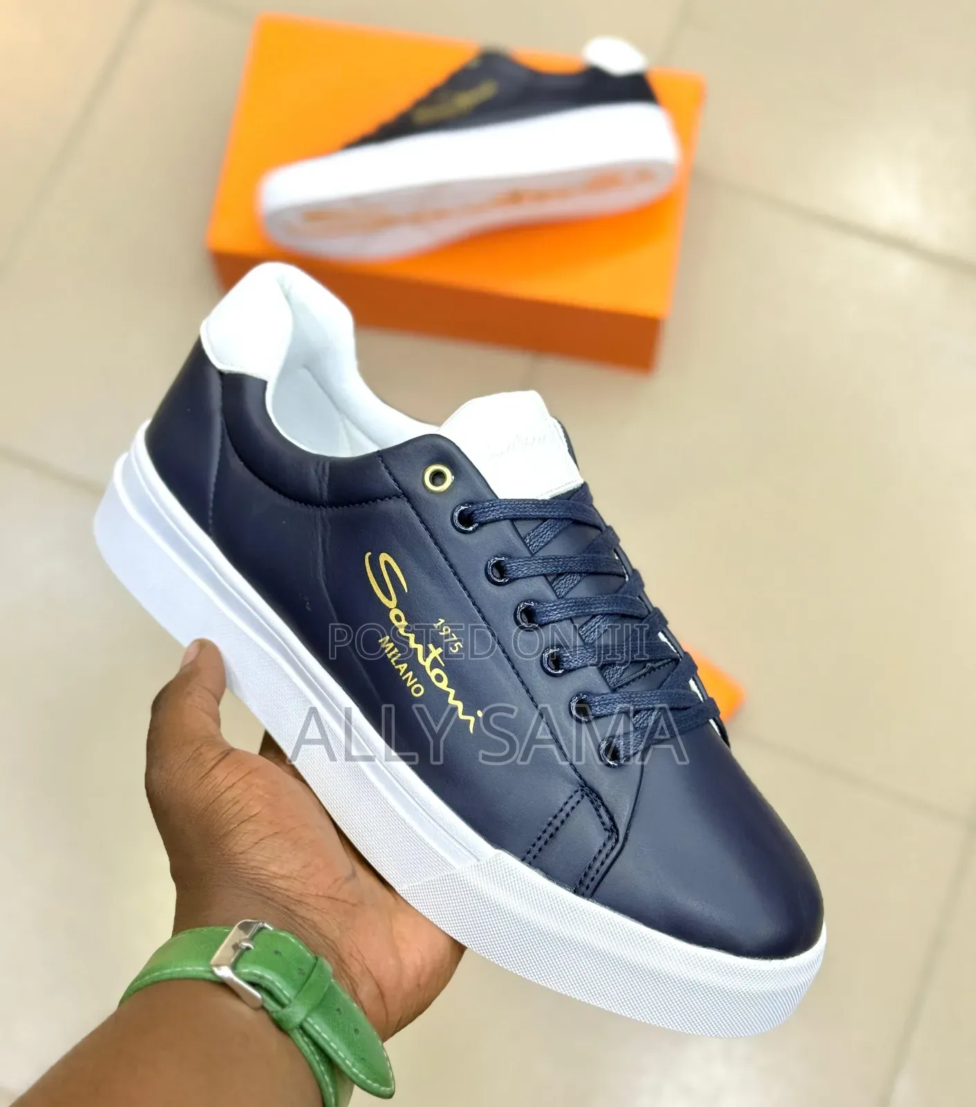 Men's Shoes New Brand Santoni Material Leather 2026 Times to Fashion