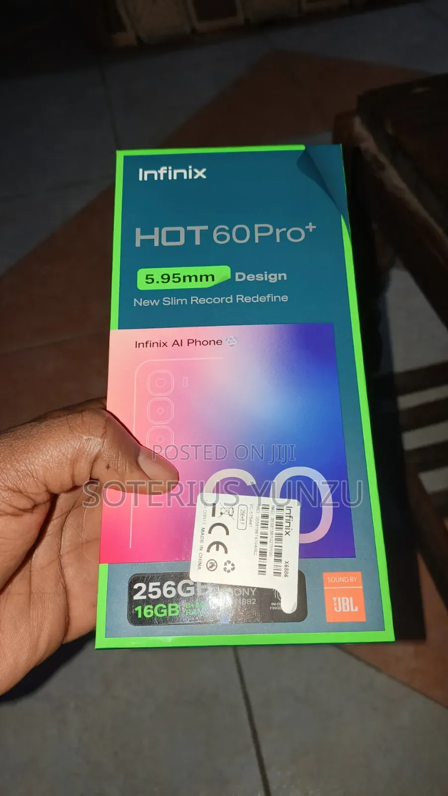 New Infinix Hot 60 Pro+ 256 GB Black