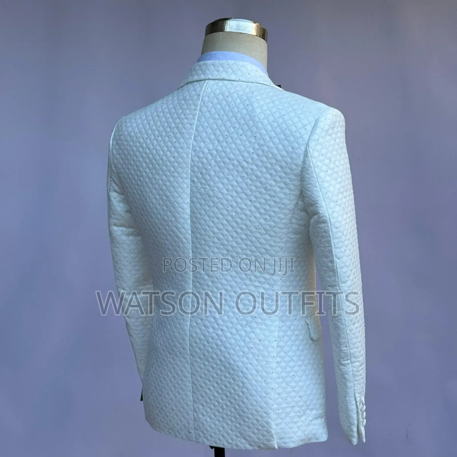 2 Buttons Jacket 3 PCS Black Pant Men's Suits New and Original