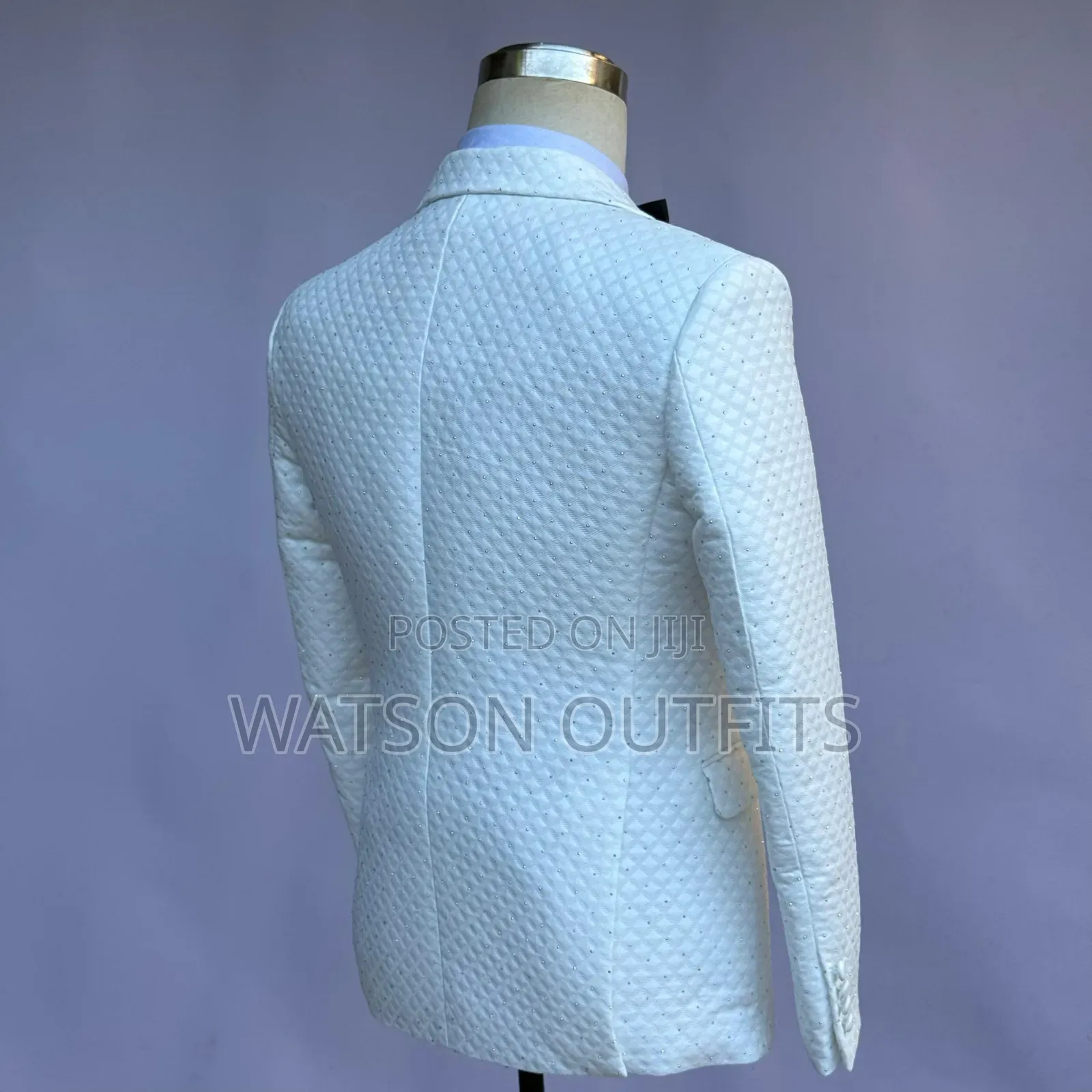 2 Buttons Jacket 3 PCS Black Pant Men's Suits New and Original