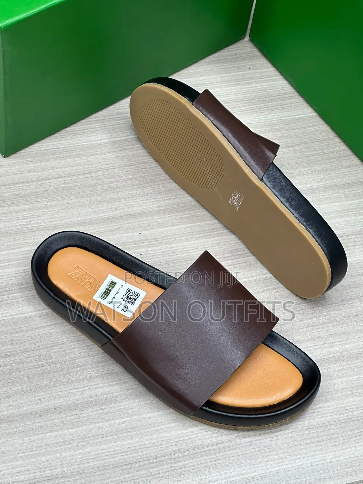 4 Smart Colours Leather Materials Quality Men's Sandals Open Shoes