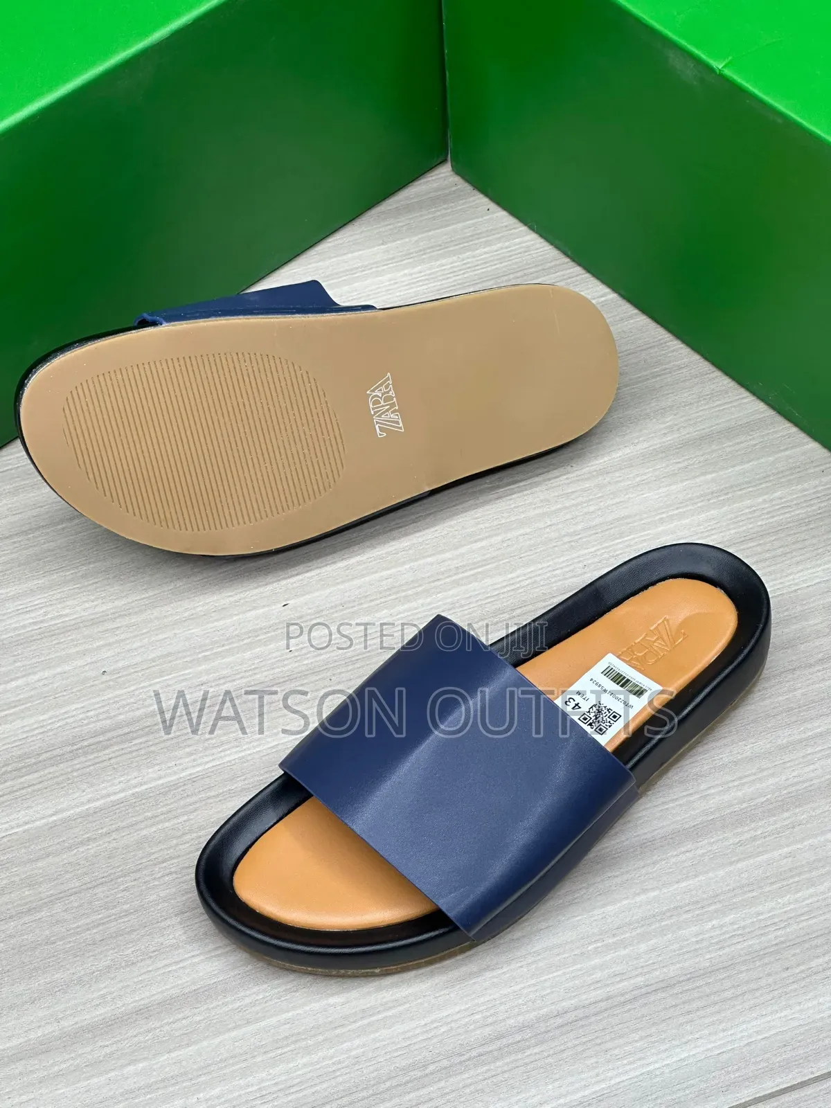 4 Smart Colours Leather Materials Quality Men's Sandals Open Shoes