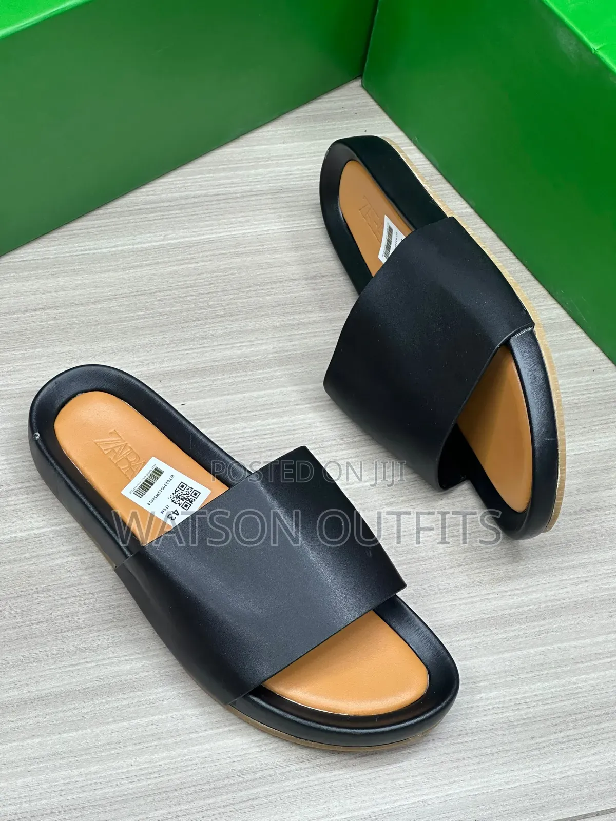 4 Smart Colours Leather Materials Quality Men's Sandals Open Shoes