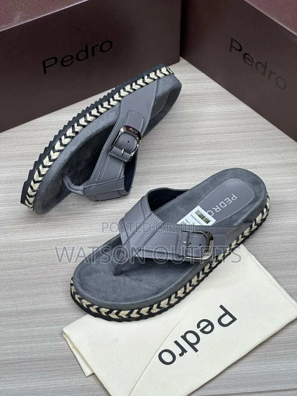 3 Colours Pedro Brand 3 Styles Materials Quality and Original Sandals