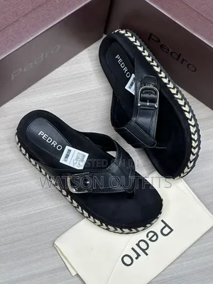 3 Colours Pedro Brand 3 Styles Materials Quality and Original Sandals