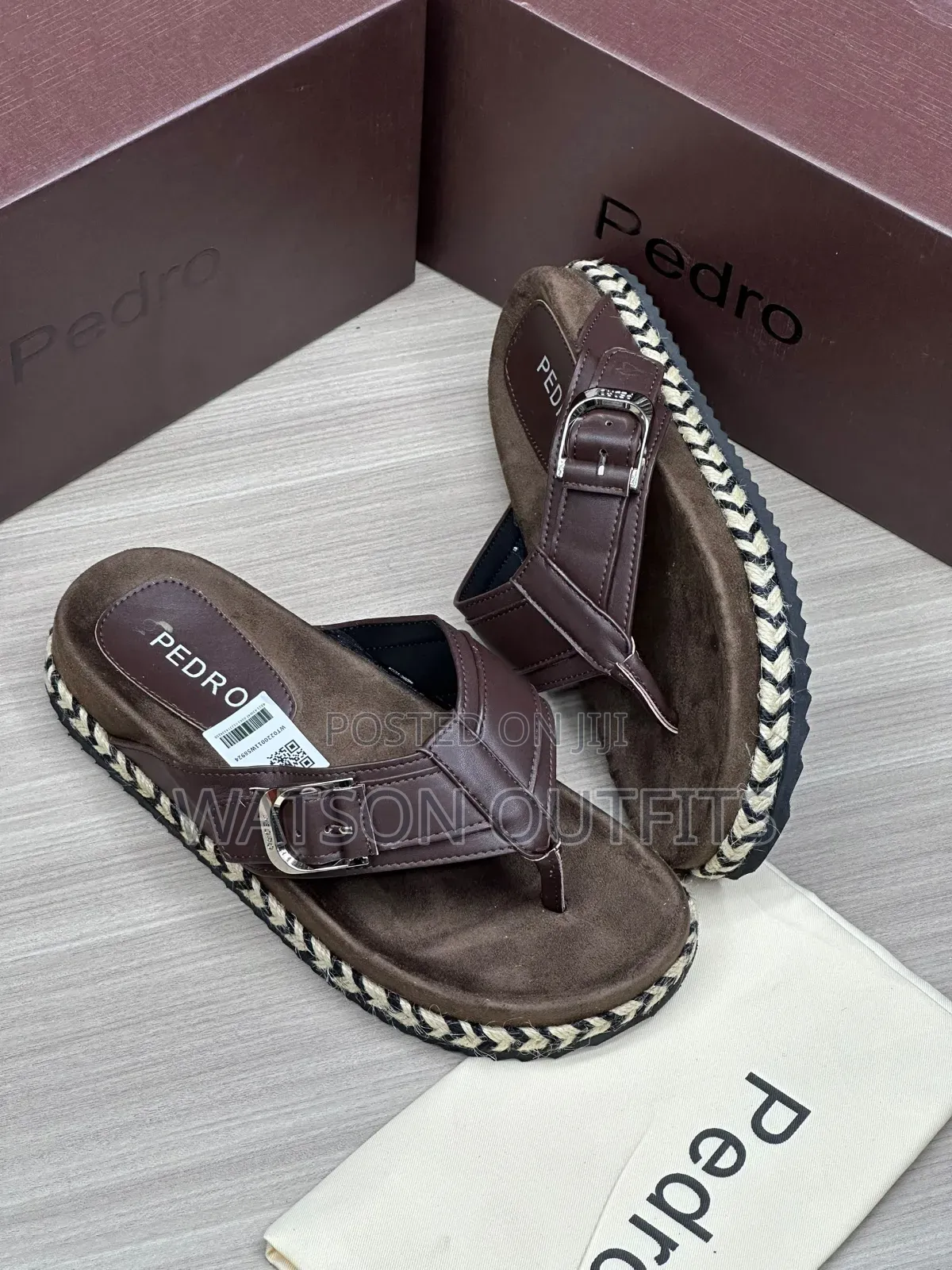 3 Colours Pedro Brand 3 Styles Materials Quality and Original Sandals