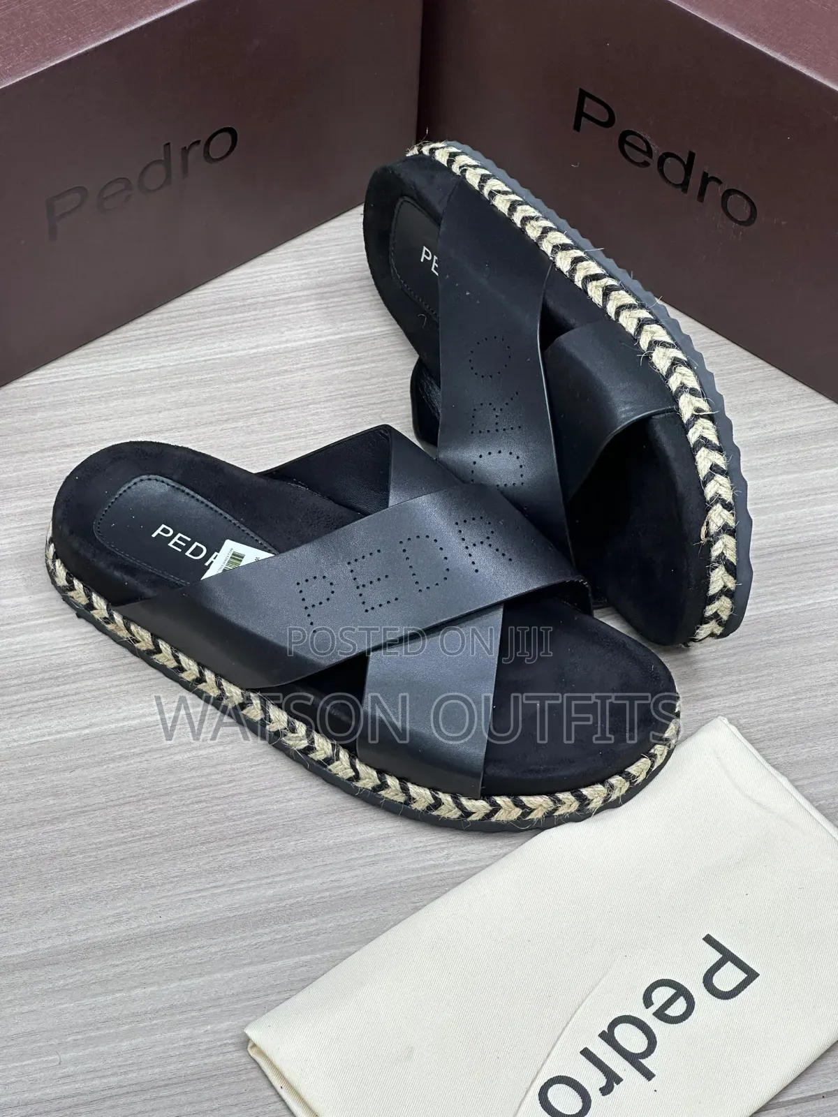 3 Colours Pedro Brand 3 Styles Materials Quality and Original Sandals