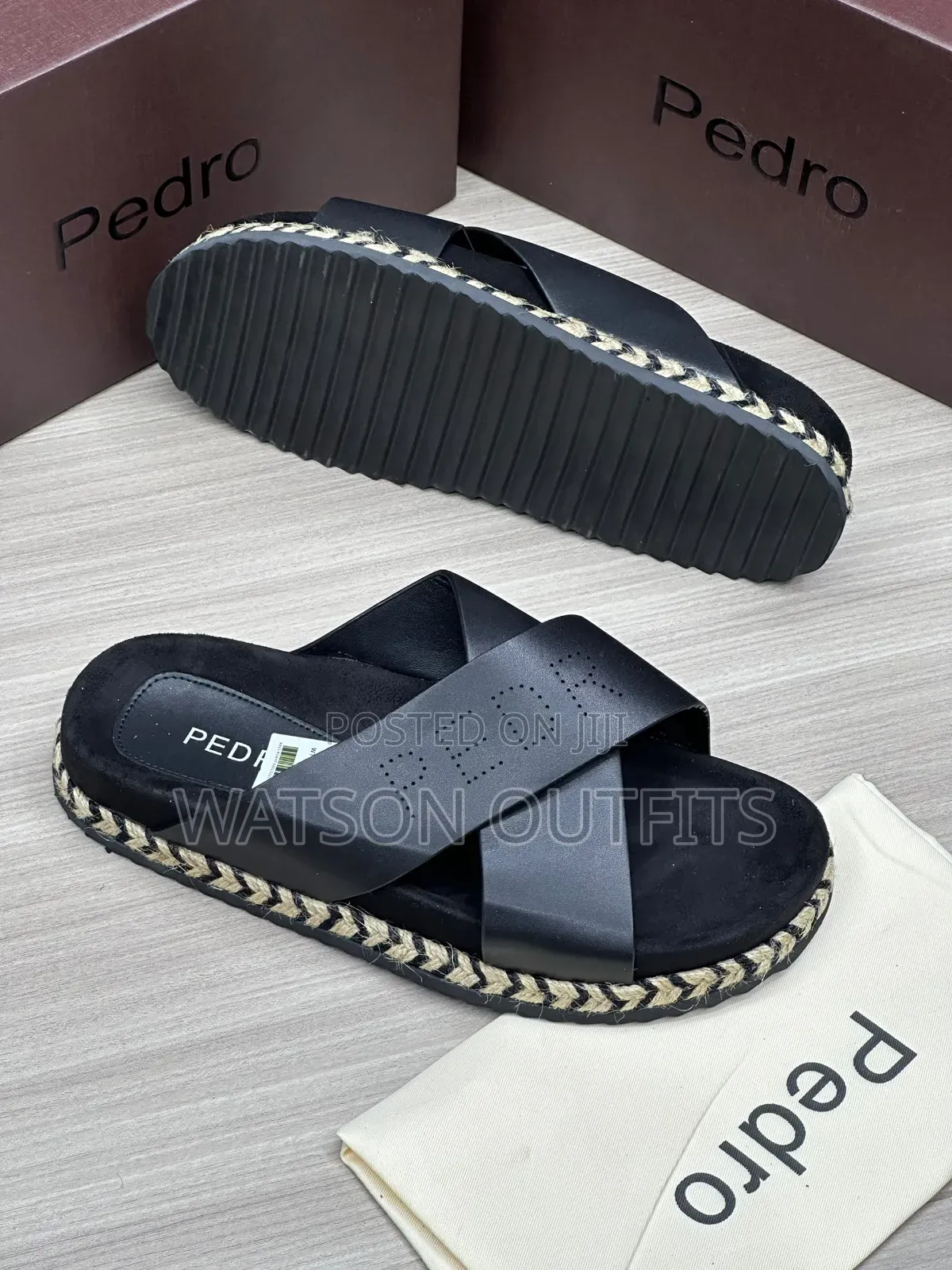 3 Colours Pedro Brand 3 Styles Materials Quality and Original Sandals