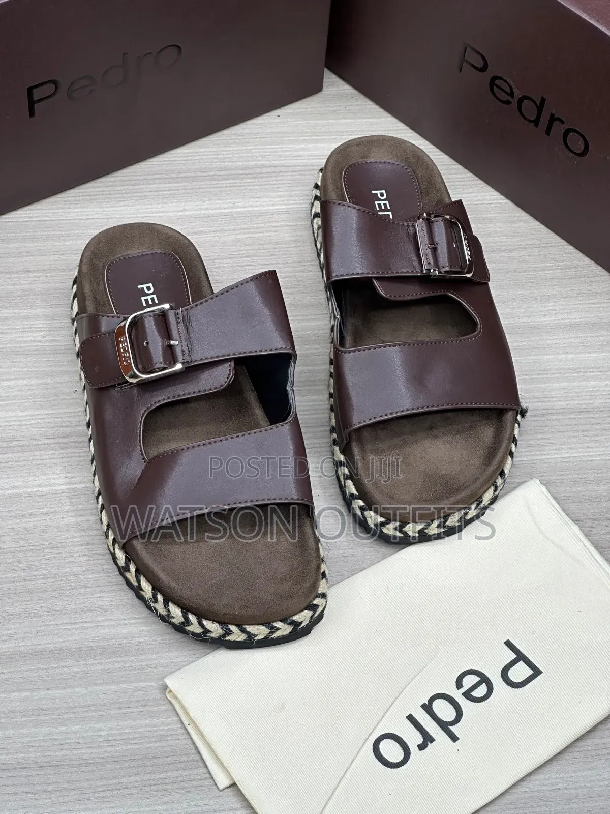 3 Colours Pedro Brand 3 Styles Materials Quality and Original Sandals
