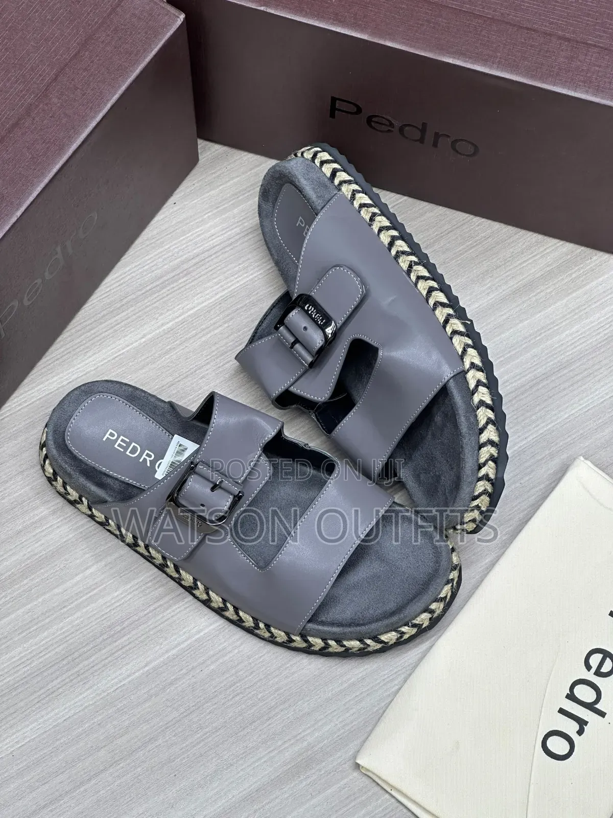 3 Colours Pedro Brand 3 Styles Materials Quality and Original Sandals