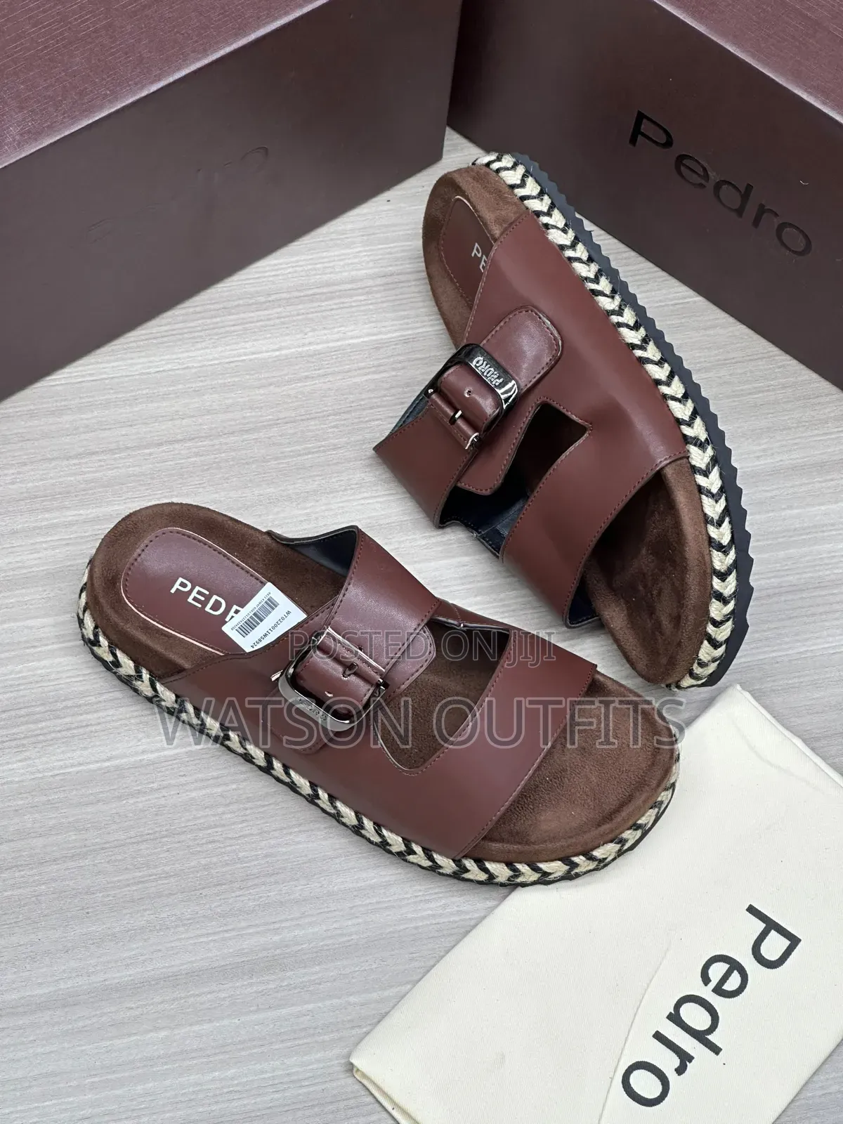 3 Colours Pedro Brand 3 Styles Materials Quality and Original Sandals