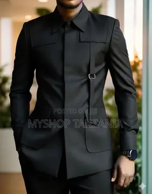 Kaunda Suit (Safari Suit) Black