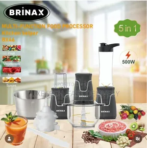 Brinax 5-in-1 Multi-Function Food Processor Kitchen Helper Bx46