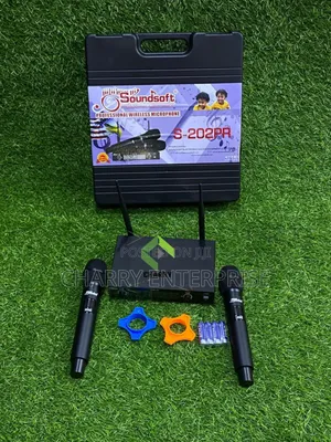 Professional Soundsoft Wireless Mic Microphone S 202pr