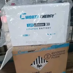 Battery Ya Solar Yenye Teknolojia Ya Lifepo4 200ah 12v