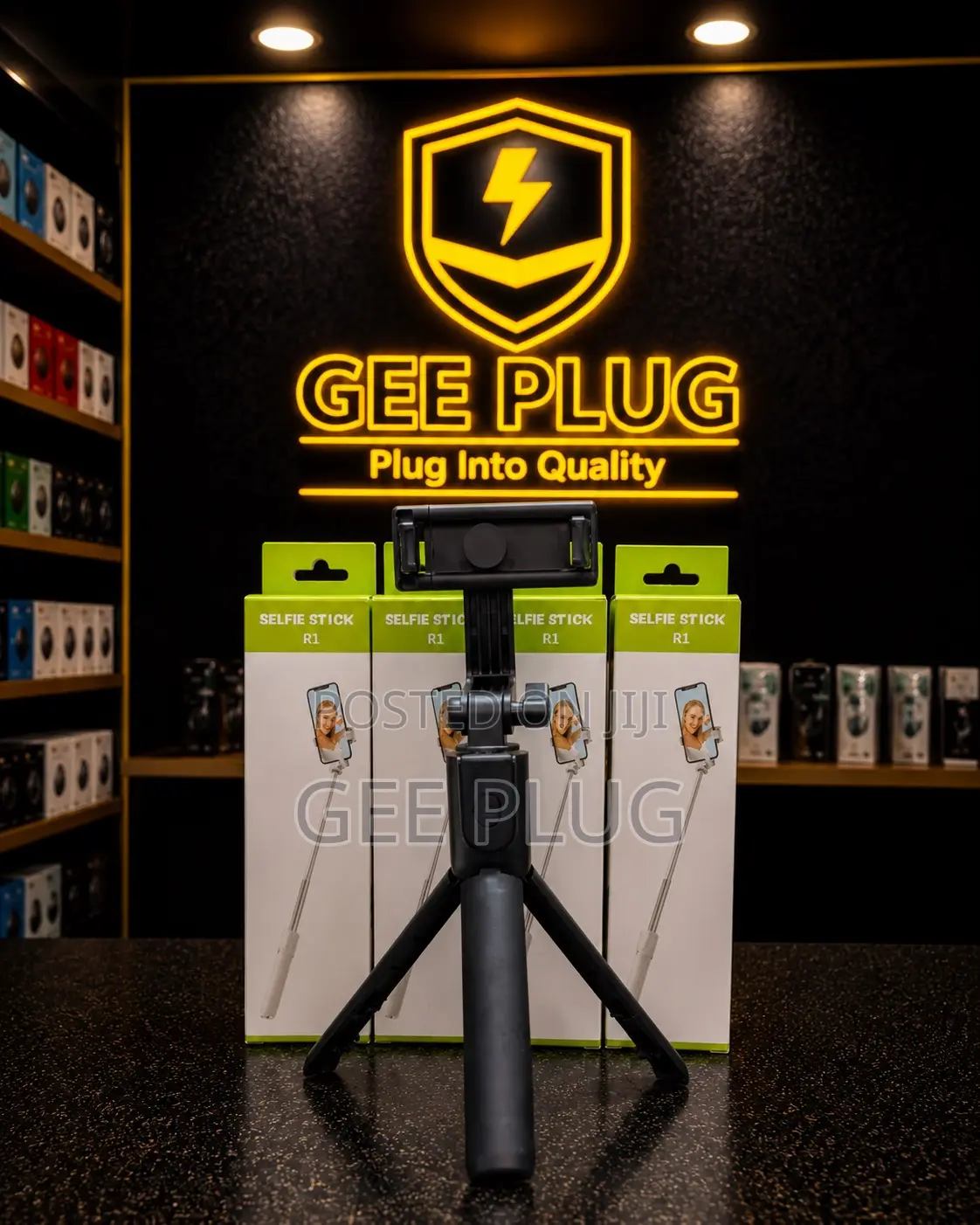 Selfie Stick R1s With Tripod Stand Bluetooth Remote