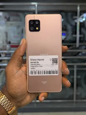New Sharp Aquos Sense6 64 GB Rose Gold