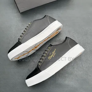 Santoni Leather Sneakers