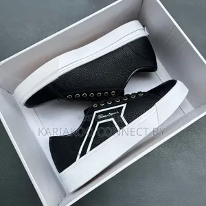 Santoni Leather Sneakers