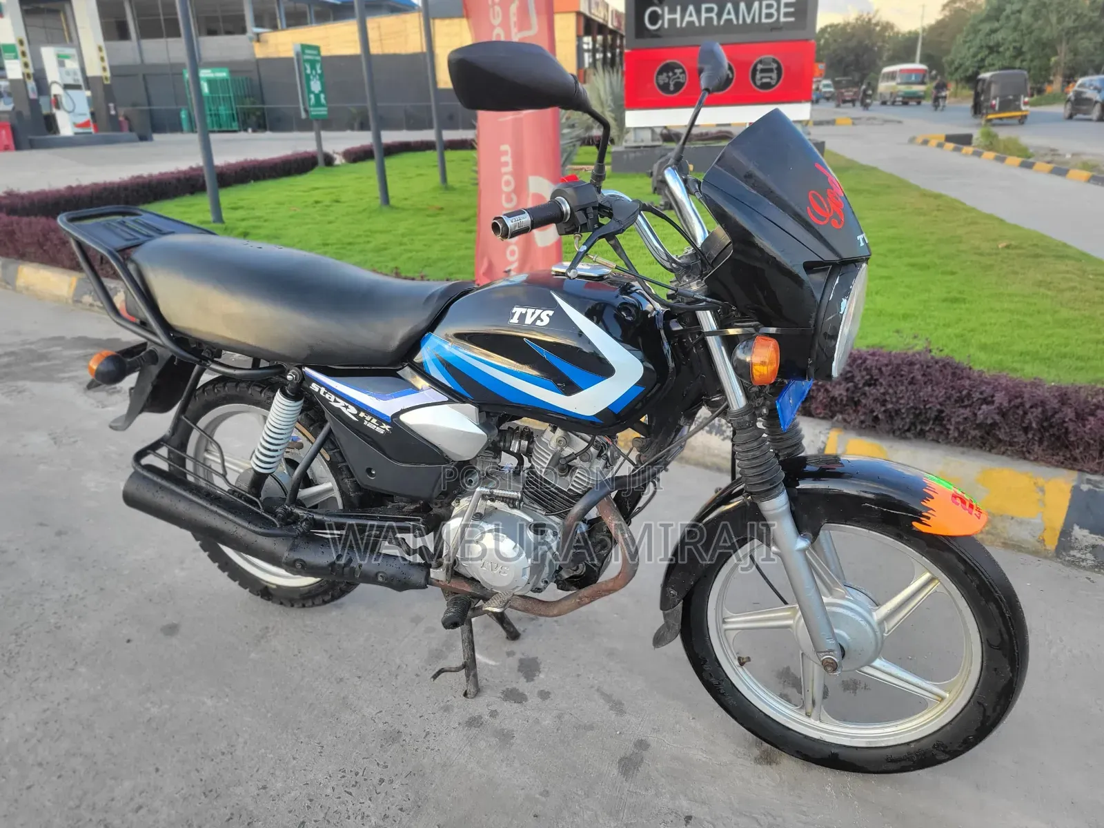 TVS HLX 125 2025 Black