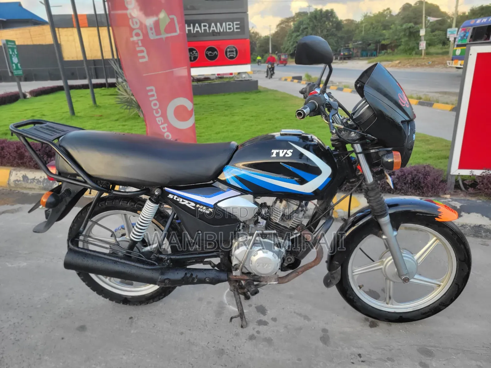 TVS HLX 125 2025 Black