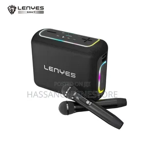 Lenyes S867 200w Outdoor KTV Wireless Speaker + 2 Microphones Karaoke