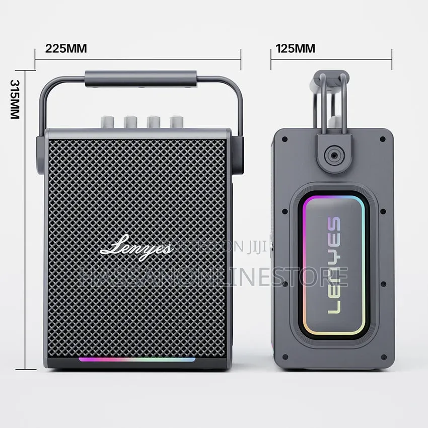 Lenyes Titan 1 RGB Illuminated Bluetooth Speaker With Dual Microphones
