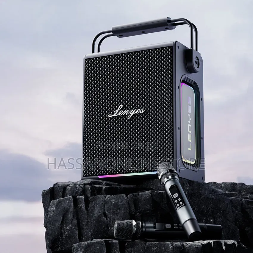 Lenyes Titan 1 RGB Illuminated Bluetooth Speaker With Dual Microphones
